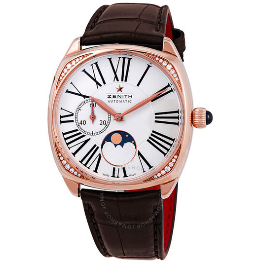 ساعة زينيث، هيريتيج ستار مون فايز للسيدات من الذهب الوردي عيار 18 قيراطًا