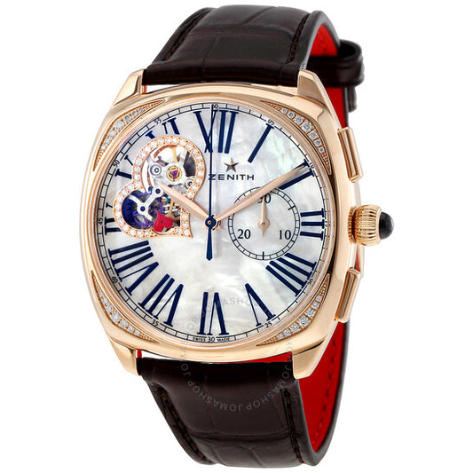 ساعة زينيث، هيريتيج ستار، بمينا من عرق اللؤلؤ، للسيدات