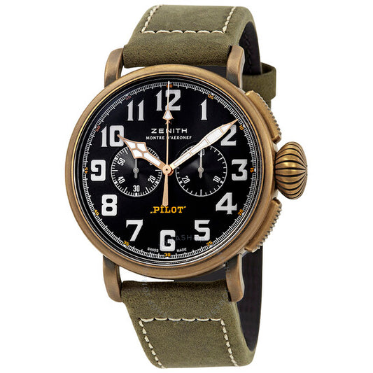 Zenith, Pilot Bronze Chronograph Automatic Men's Watch