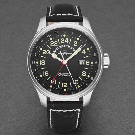 Zeno, OS Pilot Automatic Black Dial Men's Watch