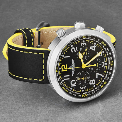 Zeno, Ronda Auto Chronograph Automatic Black Dial Men's Watch