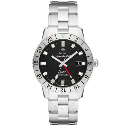 Zodiac, Super Sea Wolf Automatic Black Dial Men's Watch