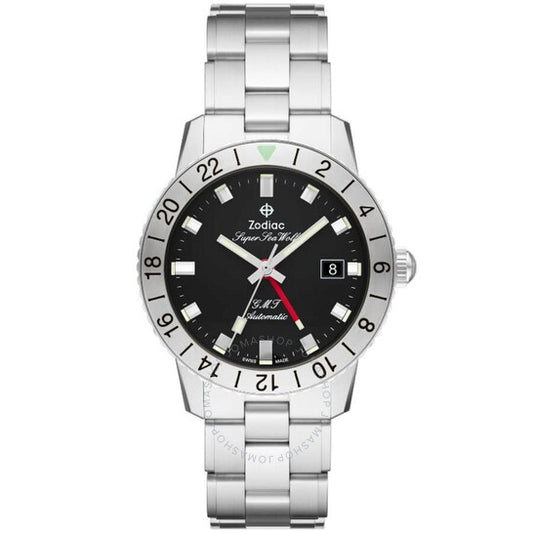 Zodiac, Super Sea Wolf Automatic Black Dial Men's Watch